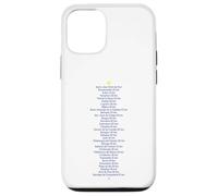 Camino de Santiago de Compostela Way of Saint James Stages Pilgrims Case for iPhone 12/12 Pro