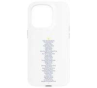 Camino de Santiago de Compostela Way of Saint James Stages Pilgrims Case for iPhone 15 Pro
