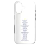 Camino de Santiago de Compostela Way of Saint James Stages Pilgrims Case for iPhone 17