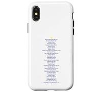 Camino de Santiago de Compostela Way of Saint James Stages Pilgrims Case for iPhone X/XS