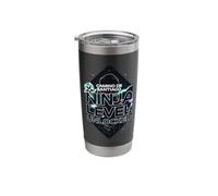 Camino de Santiago Ninja Level Unlocked Bright Ninja Hiking Stainless Steel Insulated Tumbler