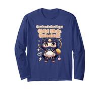 Camino de Santiago Ninja Level Unlocked Pilgrim Hiking Spain Long Sleeve T-Shirt