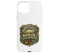 Camino de Santiago Ninja Level Unlocked Pilgrim Hiking Trail Case for iPhone 15 Plus