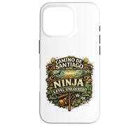 Camino de Santiago Ninja Level Unlocked Pilgrim Hiking Trail Case for iPhone 16 Pro