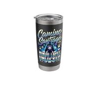 Camino de Santiago Ninja Level Unlocked Shadow Mode Pilgrim Stainless Steel Insulated Tumbler