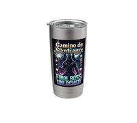 Camino de Santiago Ninja Level Unlocked Shadow Mode Pilgrim Stainless Steel Insulated Tumbler