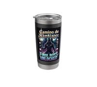 Camino de Santiago Ninja Level Unlocked Shadow Mode Pilgrim Stainless Steel Insulated Tumbler