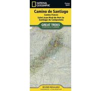 Camino de Santiago Overview and Planning Map - National Geographic Great Treks: Destination Map (National Geographic Trails Illustrated Map, 5601)
