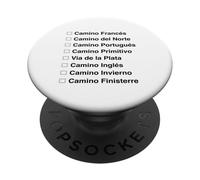 Camino de Santiago Route Frances Portugues Norte Primitivo PopSockets Adhesive PopGrip