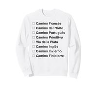 Camino de Santiago Route Frances Portugues Norte Primitivo Sweatshirt