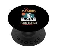 Camino de Santiago Shirt Hiking Pilgrimage Buen Camino Gift PopSockets Adhesive PopGrip
