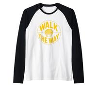 Camino De Santiago T-Shirt Walk The Way Shell Pilgrim Spain Raglan Baseball Tee