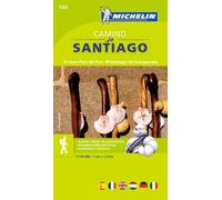 Camino de Santiago - Zoom Map 160 Michelin Sheet map folded Miche