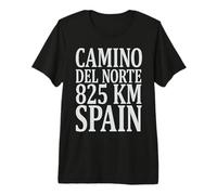 Camino del Norte 825 KM Spain Pilgrimage Route Outdoor Fan Premium T-Shirt