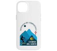 Camino del Norte Bicycle Man Santiago de Compostela 2026 Case for iPhone 14 Plus