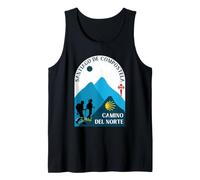 Camino del Norte Couple Pilgrims Santiago de Compostela 2026 Tank Top