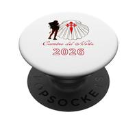 Camino del Norte Santiago Compostela 2026 Lady Pilgrim PopSockets Adhesive PopGrip