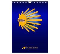 Camino del norte / UK-Version (Wall Calendar 2026 DIN A4 portrait), CALVENDO 12 Month Wall Calendar: The Way of St. James from Irun to Santiago de Compostela