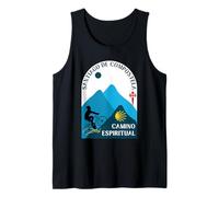 Camino Espiritual Bicycle Man Santiago de Compostela 2026 Tank Top