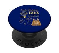 Camino Finisterre 2026 Santiago de Compostela PopSockets Adhesive PopGrip