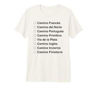 Camino Frances Camino de Santiago Pilgrim Spain Compostela Premium T-Shirt