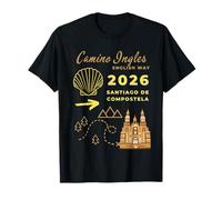 Camino Ingles 2026 Santiago de Compostela T-Shirt