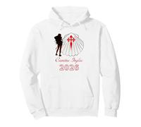 Camino Ingles Santiago Compostela 2026 Lady Pilgrim Pullover Hoodie