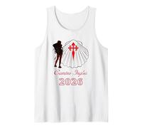Camino Ingles Santiago Compostela 2026 Lady Pilgrim Tank Top