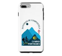 Camino Portugues Bicycle Couple Santiago de Compostela 2026 Case for iPhone 7 Plus/8 Plus