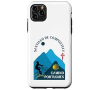 Camino Portugues Bicycle Man Santiago de Compostela 2026 Case for iPhone 11 Pro Max
