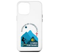 Camino Portugues Bicycle Man Santiago de Compostela 2026 Case for iPhone 12 Pro Max