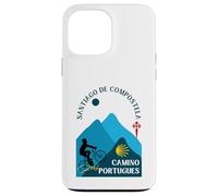 Camino Portugues Bicycle Man Santiago de Compostela 2026 Case for iPhone 13 Pro Max