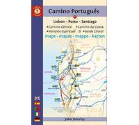 Camino Portugues Maps : Lisbon - Porto - Santiago / Camino Central, Camino de la Costa, Variente Espiritual & Senda Litoral