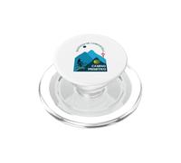 Camino Primitivo Bicycle Woman Santiago de Compostela 2026 PopSockets PopGrip for MagSafe