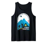Camino Primitivo Couple Pilgrims Santiago de Compostela 2026 Tank Top