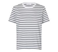 Camino Stripes Organic Cotton T-shirt White XS