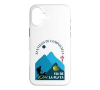 Camino Via de la Plata Man and Dog Santiago Compostela 2026 Case for iPhone 16 Plus