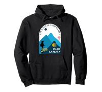 Camino Via de la Plata Woman Walking Santiago 2026 Pullover Hoodie