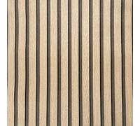Camiraft 1 Roll Wood Slats Wallpaper Natural Wooden Slats Panelled Wallpaper Roll Wooden Slat Wallpaper Wood Effect Modern Realism Contemporary Feature Wall,9.5 * 0.53M Light Oak
