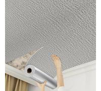 Camiraft Bathroom Wallpaper Self Adhesive Lining Paper for Walls Black Wallpaper -4 Rolls=5.6m² Waterproof Thermal Insulating Wall Paper for Bathroom,Kitchen,Living Room,Bedroom,Ceilings