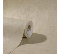 Camiraft Cream Wallpaper for Bedroom Living Room Lounge Hallway Fireplace-Concrete Wallpaper with Vintage Shabby Chic and Industrial Cement Textured Effect