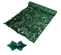 Camiraft Decorative Artificial Ivy Leaf Green Hedge Roll 2m x 1m Privacy Hedging Wall Landscaping Garden Fence UV Fade Protected,Sweet Potato Leaves