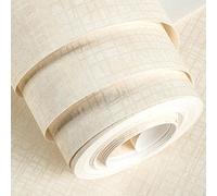 Camiraft Light Yellow Mix Plain Textured Wallpaper Non Woven Fabric No Match Striped Wallpaper for Bedroom Living Room Hallway Stairs Lounge