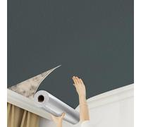 Camiraft Self Adhesive Wallpaper Black Bathroom Wallpaper -4 Rolls=5.6m² Lining Paper for Walls Waterproof Thermal Insulating Wall Paper for Bathroom,Kitchen,Living Room Bedroom Ceilings