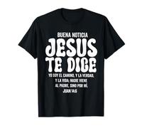 Camisa cristiana en Espanol Mujer Hombre de Jesus iglesia T-Shirt