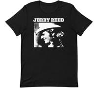 Camiseta gráfica de música Country de Jerry Reed Unisex Black M