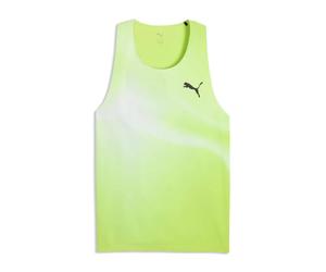 Camiseta Puma Lightspeed ULTRAWEAVE Sin Mangas Amarillo Blanco, Size L