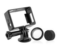 CamKix Frame Mount compatible with GoPro Hero 4, 3+, and 3 / USB, HDMI, and SD Slots Fully Accessible - Light and Compact Housing - Includes Large Thumbscrew/Tripod Mount/Rubber Lens Cap /