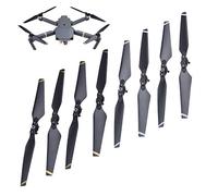 CAMKIX Propellers replacement for DJI Mavic Pro/Platinum - 2 Sets (8 Blades) - Black - Quick Release Foldable Wings - Flight Tested - Essential DJI Mavic Pro Accessory