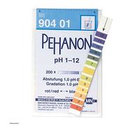 Camlab 1138834 PEHANON pH 1.0-12.0 Strip, 11 mm Length x 100 mm Width